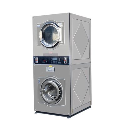 품질  Double Commercial Washing Machines And Industrial Coin Washing And Drying Machine Dryers 910*1000*2000mm 공장